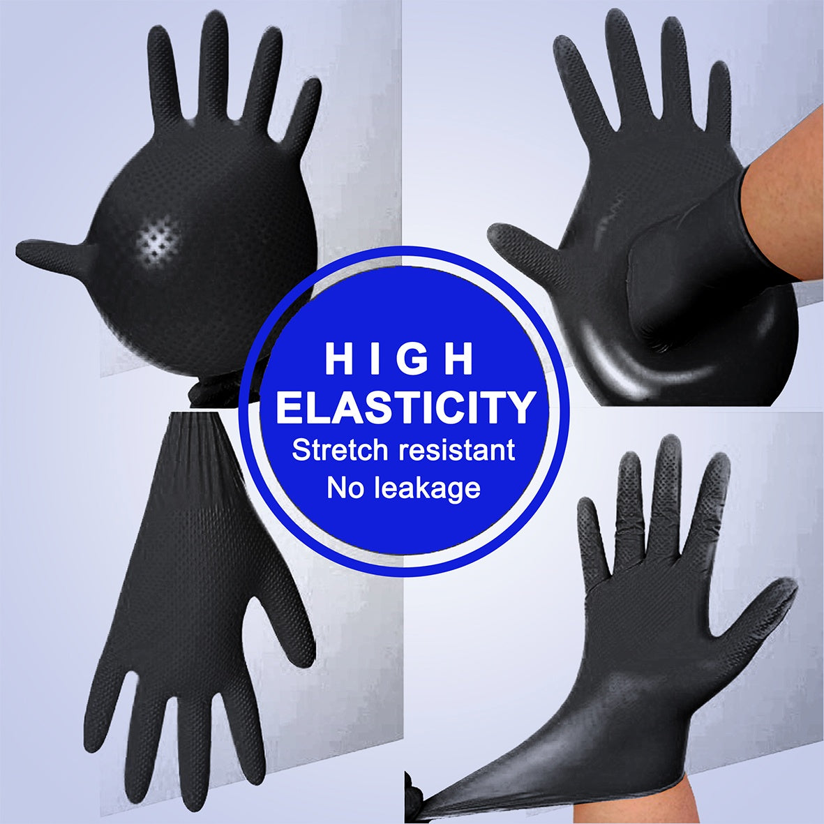 Thick Anti Slip Ding Qing Gloves GP66 Black
