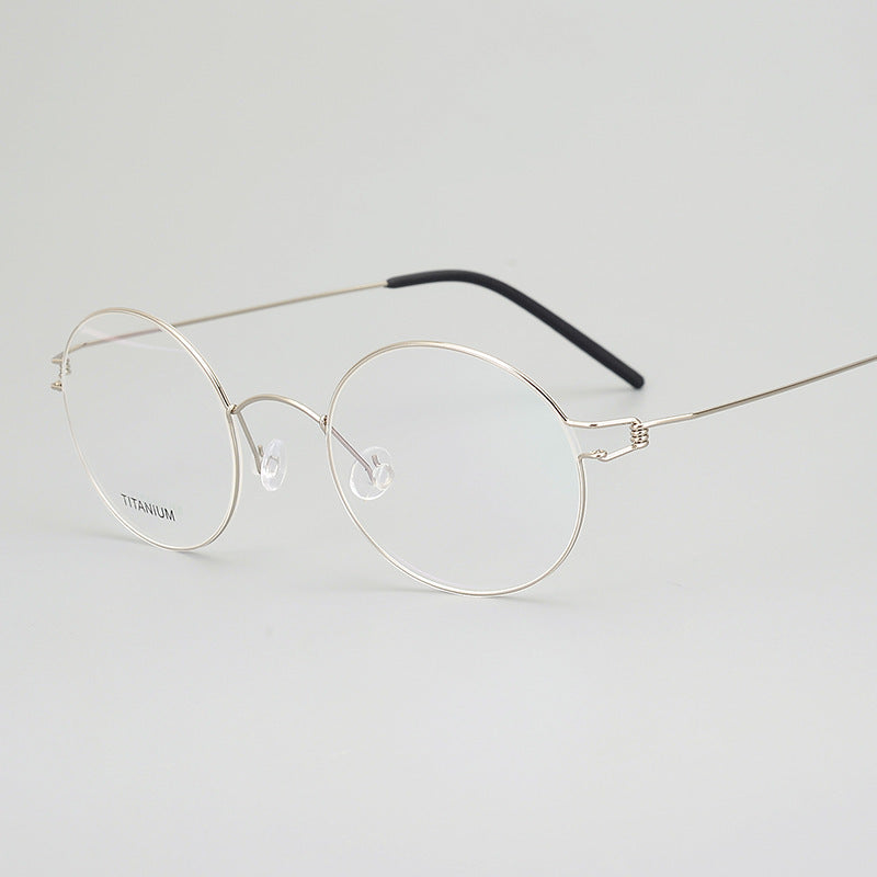 Screwless Vintage Pure Titanium Glasses Frame
