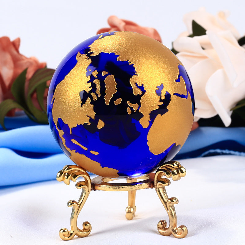 Crystal Earth Crystal Ball Gift Decoration Desk Decoration