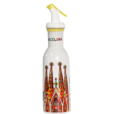 Ceramic Household Kitchen Vinegar Pot Small Oil Pot Soy Sauce Bottle Vinegar Bottle