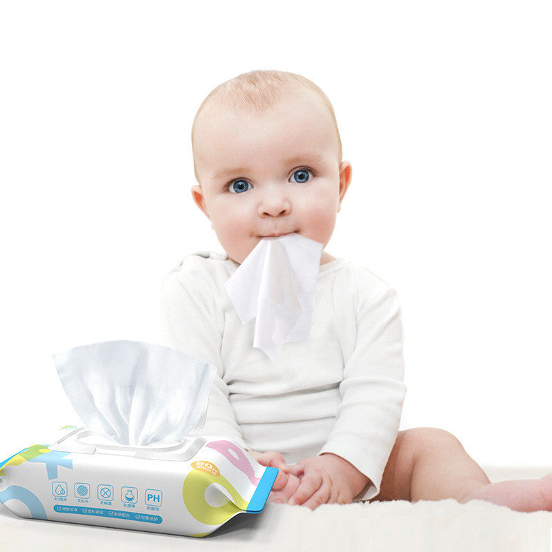 80 Pieces Of Newborn Baby Wipes Baby Wet Wipes