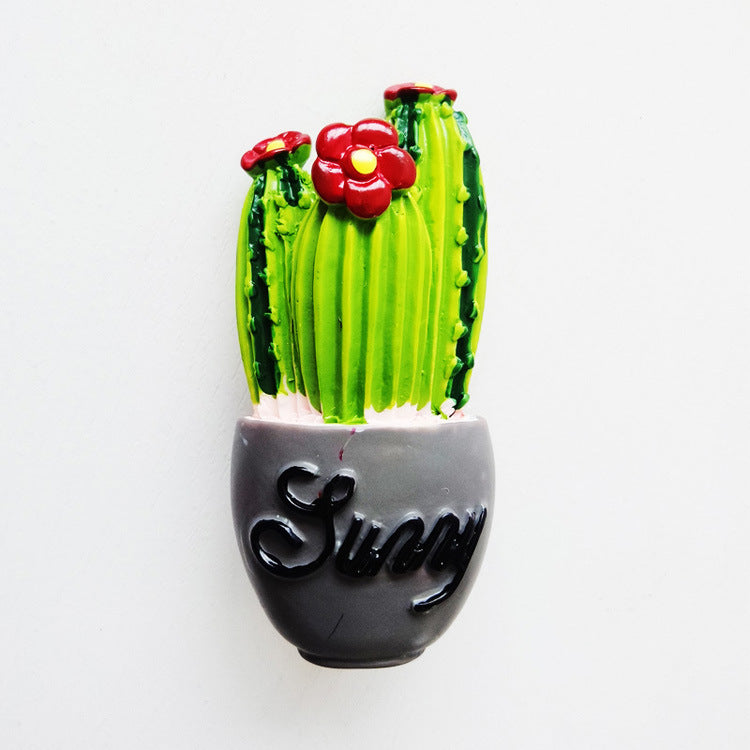 Car Air Outlet Perfume Clip Creative Simulation Potted Cactus Car Air Conditioner Air Outlet Clip Car Decoration