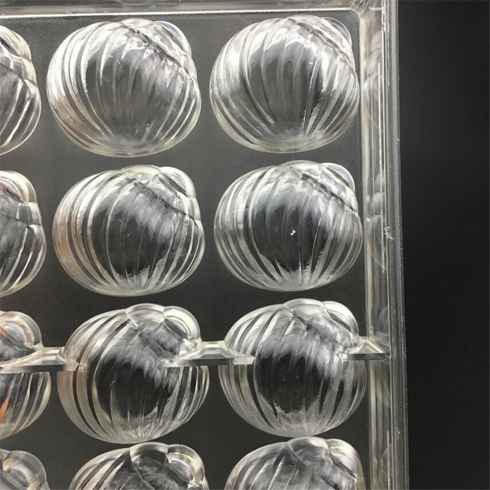 Three-dimensional Conch Chocolate Mold Escargot Chocolate Mold Jelly Pudding DIY Baking Mold