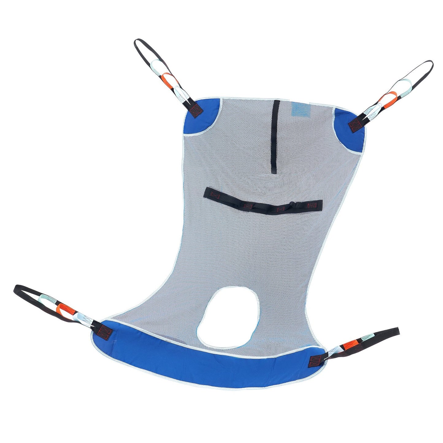 VEVOR Full Body Patient Lift Sling With Commode Opening Medical Aid Sling L-Size,147 X 105cm, 600LBS