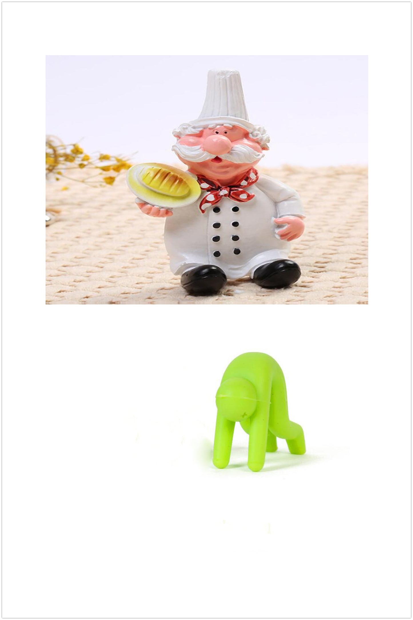Punch-free seamless adhesive hook multi-function creative cartoon chef hook hook kitchen bathroom supplies