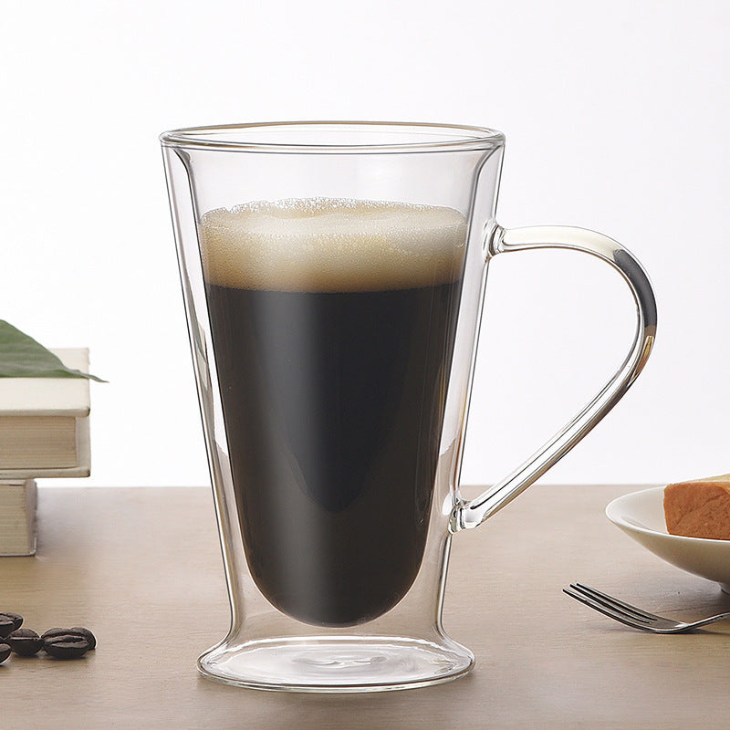 Double Layer Glass Cup Transparent Coffee Cup
