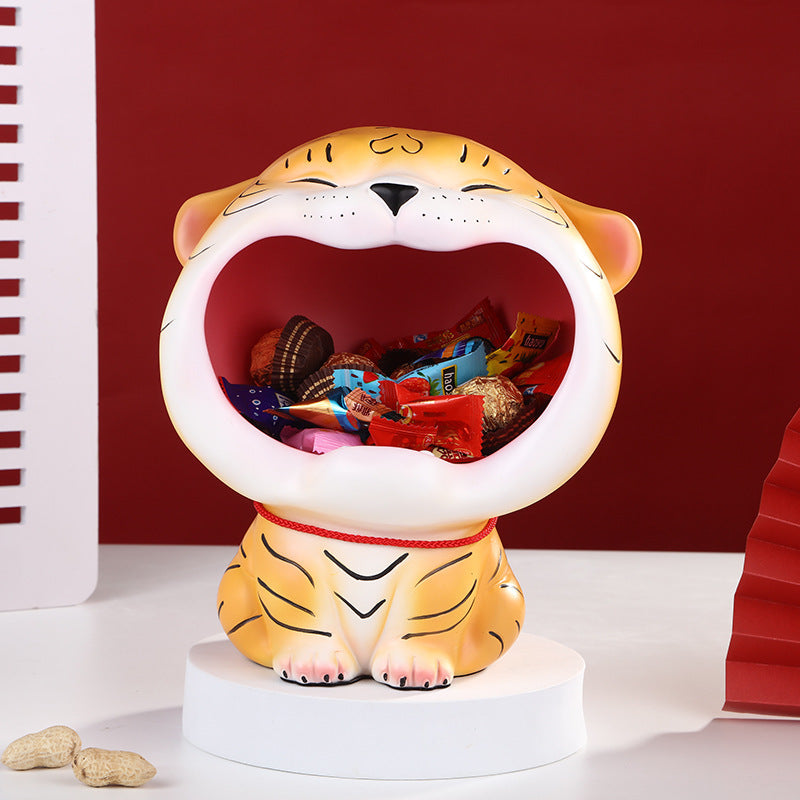 Creative And Cute Year Of The Tiger Lucky Storage Decoration