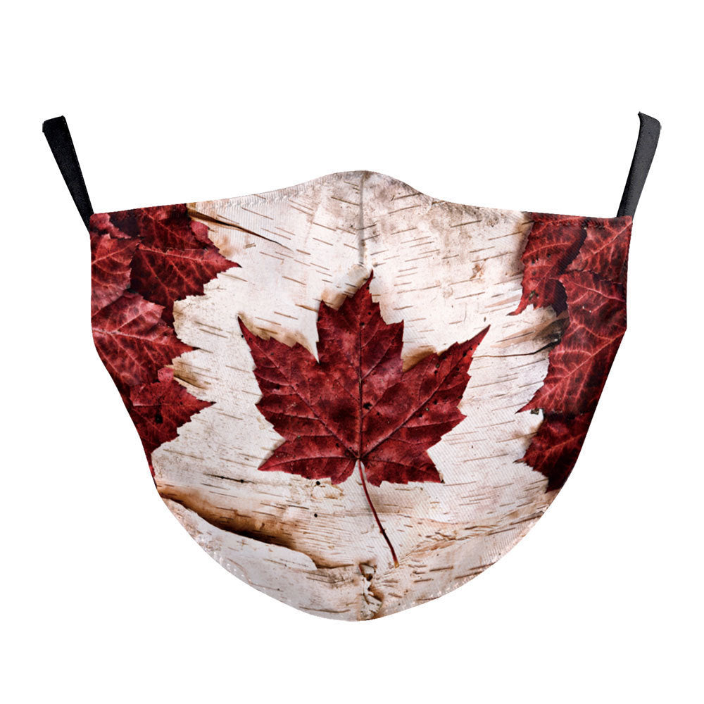 Children's flag calico mask