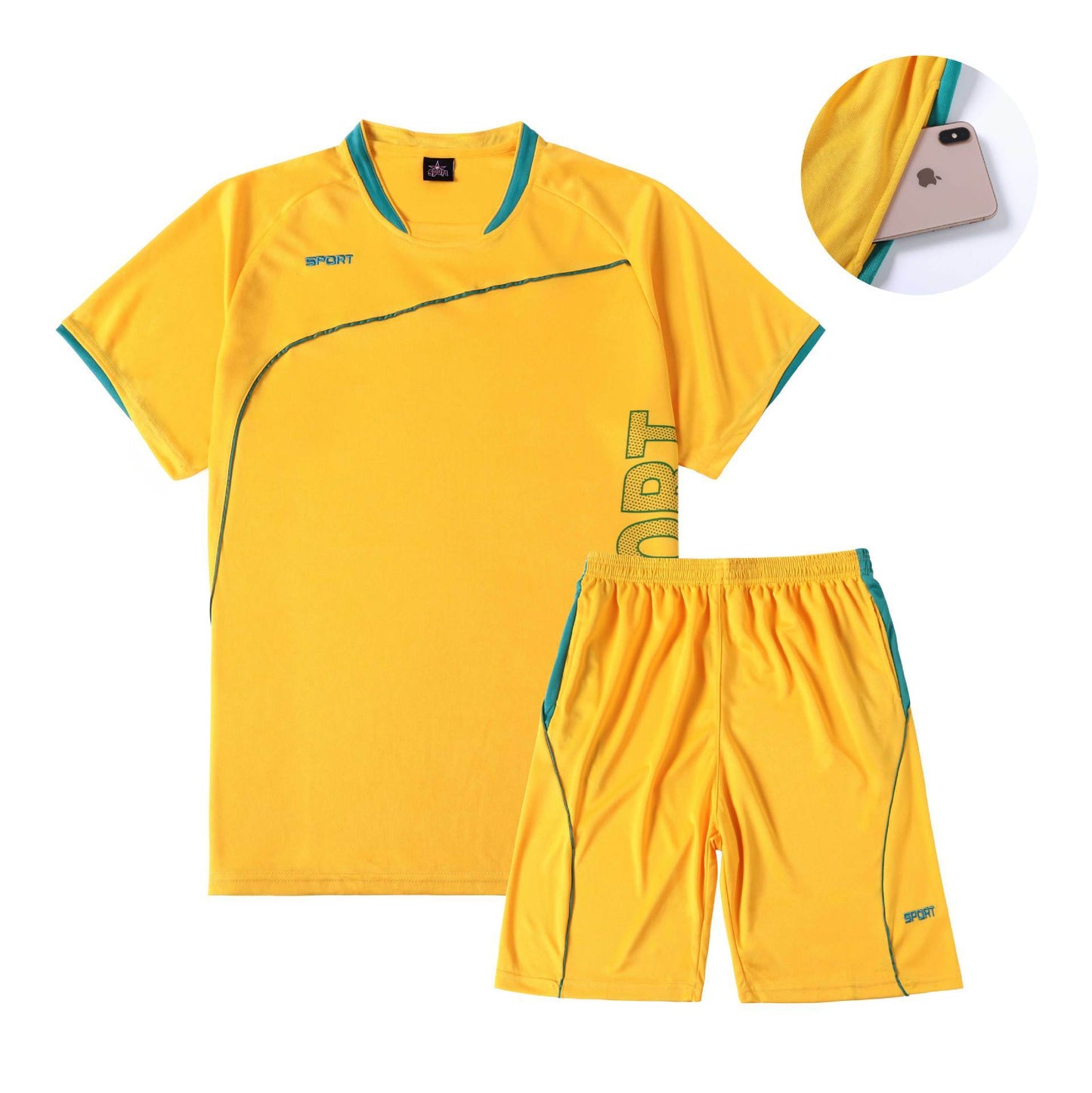 Men's Leisure And Comfortable Sports Quick Dry Running Set