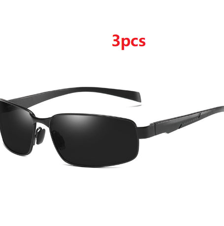 Aluminum Magnesium Fashion Polarized Sun Driving Night Vision Glasses