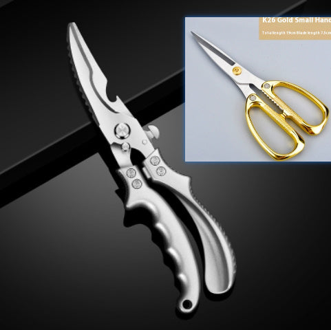 Stainless Steel Kitchen Multifunctional Fish And Bone Scissors