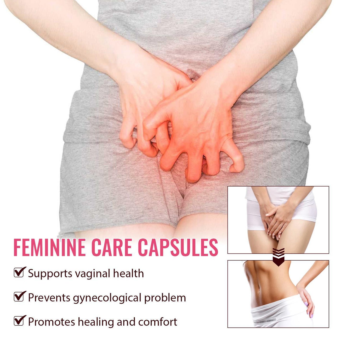 Ximengsi Postpartum Repair Capsules, Remove Odor, Relieve Itching, Body Cleansing And Gentle Care For Women's Skin