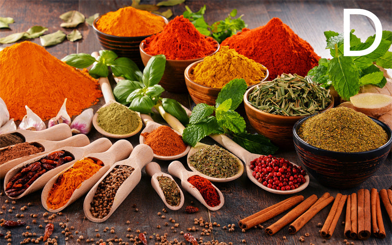 Cereal Spice Pepper Spoon Canvas Painting Kitchen Decoration Poster