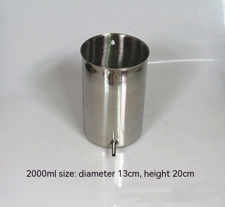 Barrel For Making Cleaning Tube Medical Hanging Stainless Steel Hanging Pot Holder Intestinal Flusher