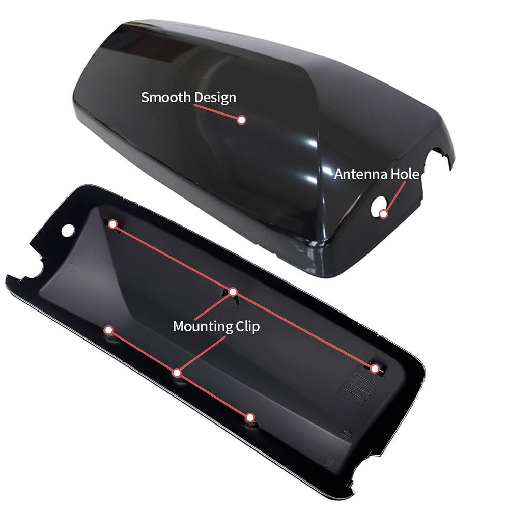 For 2004-2018 Volvo VNL Door Mirror Cover Black Set Driver&Passenger Side LH,RH