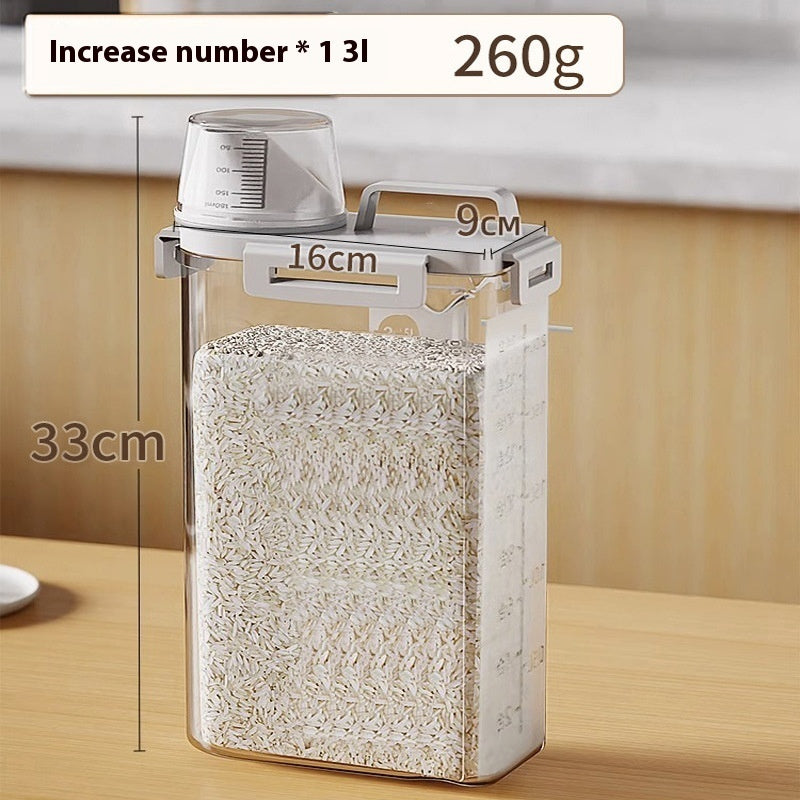 Household Storage Tank Food Grade Noodle Jar Rice Cereals Storage Box
