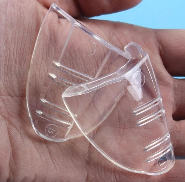 2 Pairs Side For Eye Glasses Slip On Safety Glasses Shield Universal US