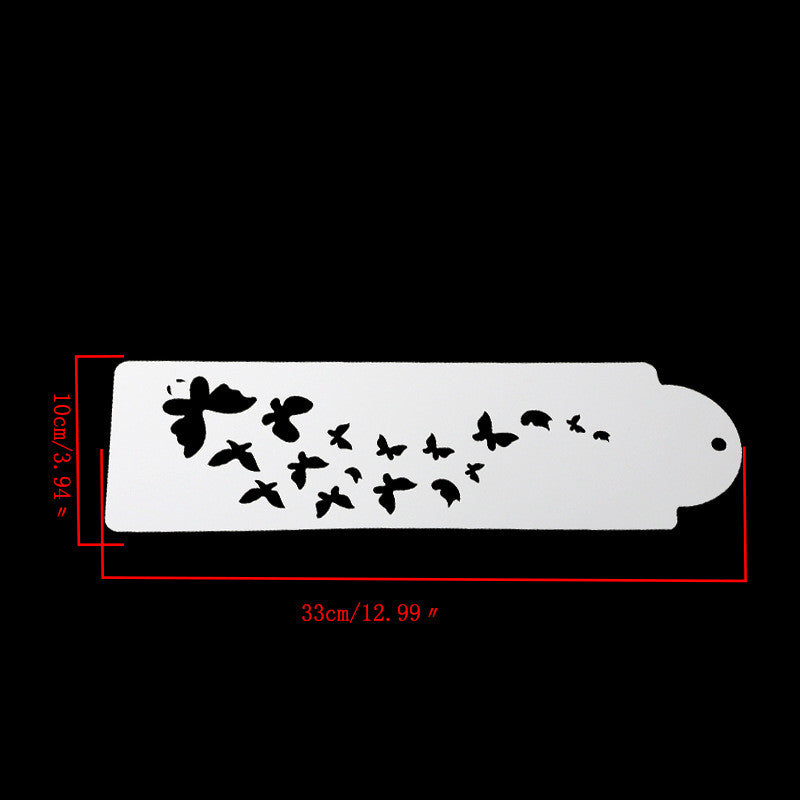 Decorating Mold Butterfly Cake Template