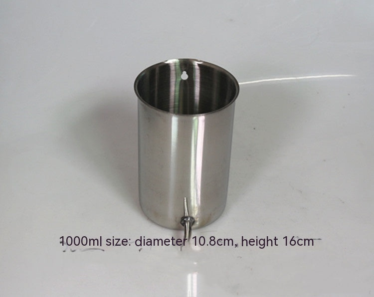 Barrel For Making Cleaning Tube Medical Hanging Stainless Steel Hanging Pot Holder Intestinal Flusher