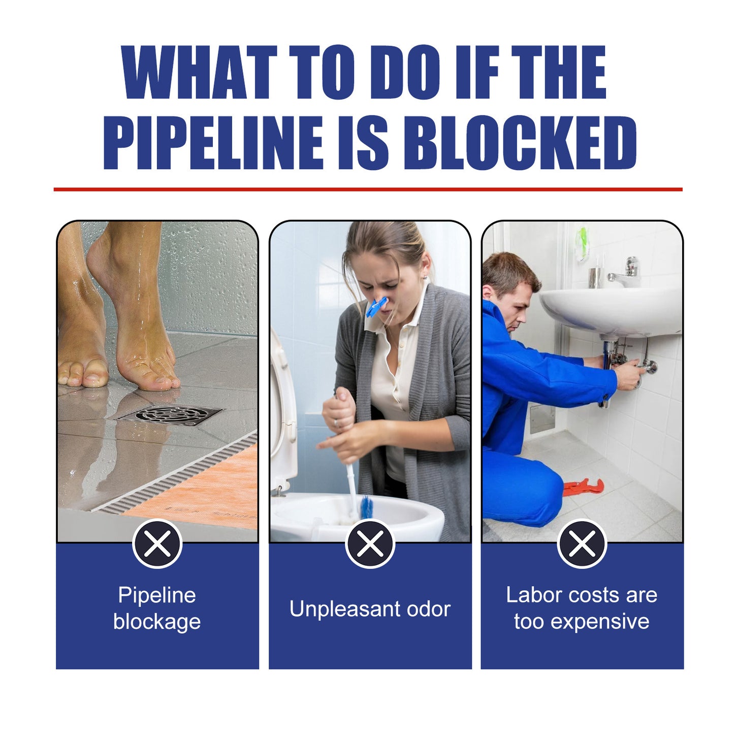 Pipe Dredge Agent Kitchen And Bathroom Sewer Pipe Odor Cleaning And Dissolution