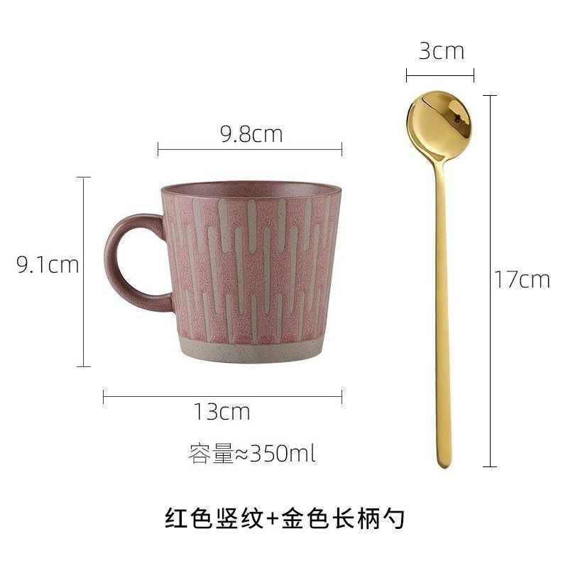 Stoneware Mug Coffee Cup Couple Water Cup