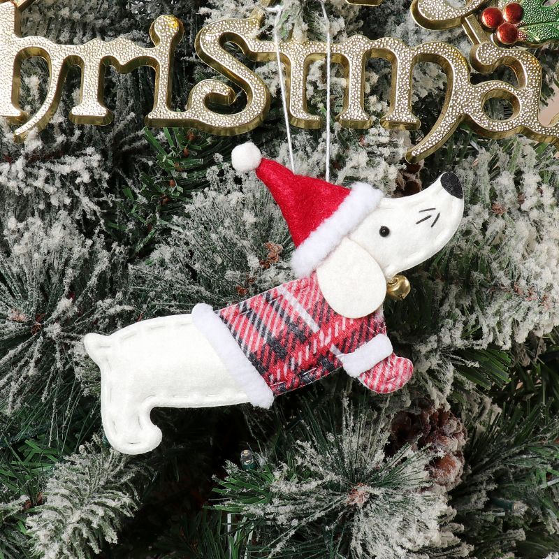 Christmas Decorations Dressing Sausage Dog Small Pendant