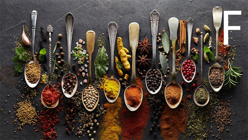 Cereal Spice Pepper Spoon Canvas Painting Kitchen Decoration Poster