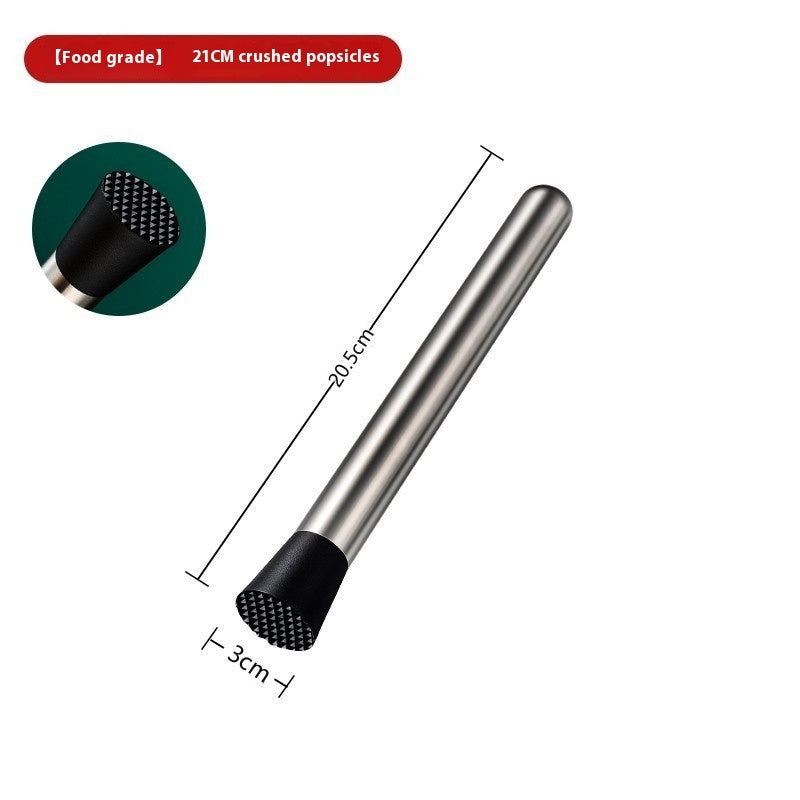 Mash Bar Ice Crushing Mash Kitchen Bar Stainless Steel Fruit Press Ice Hammer