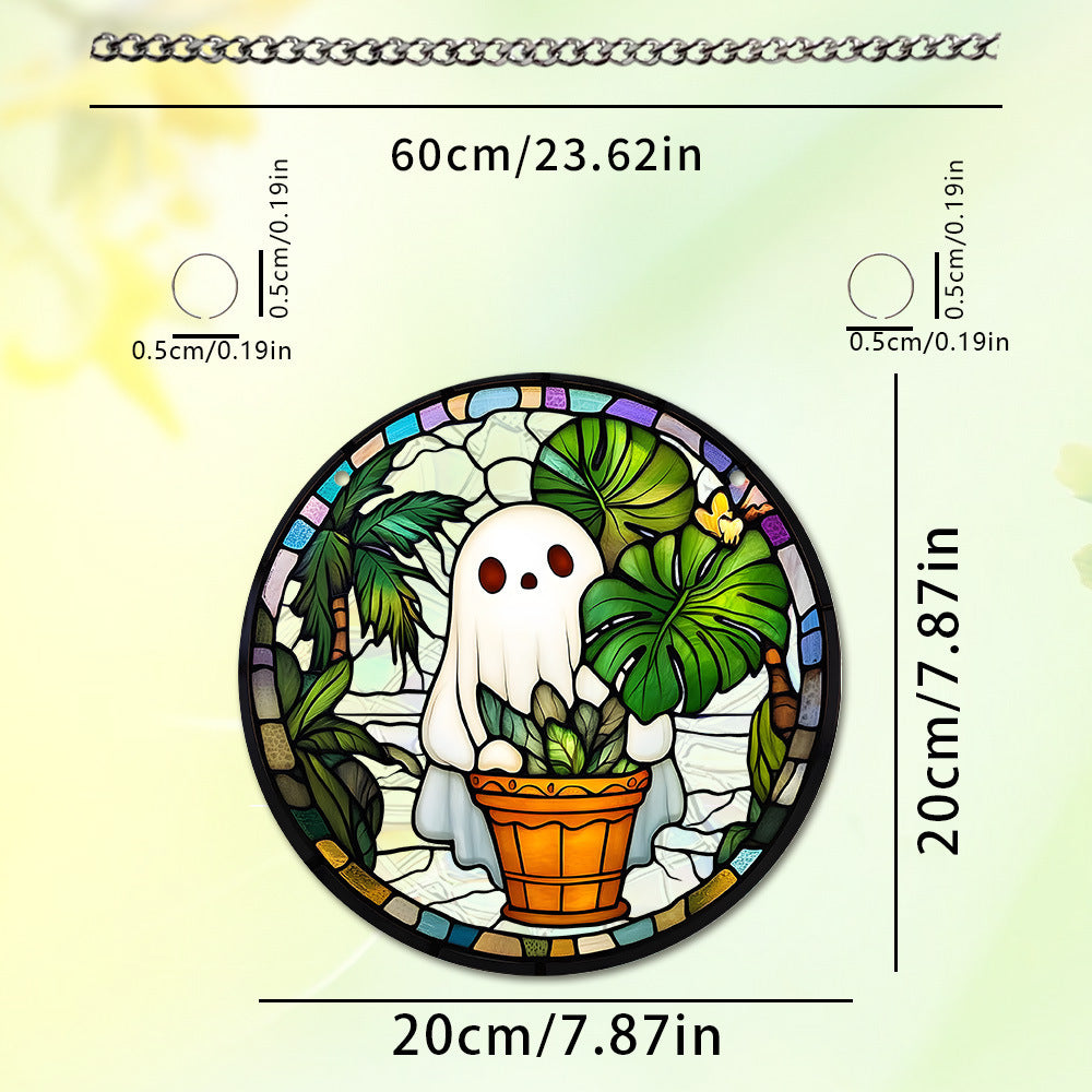 Halloween Pumpkin Ghost Hanging Decoration