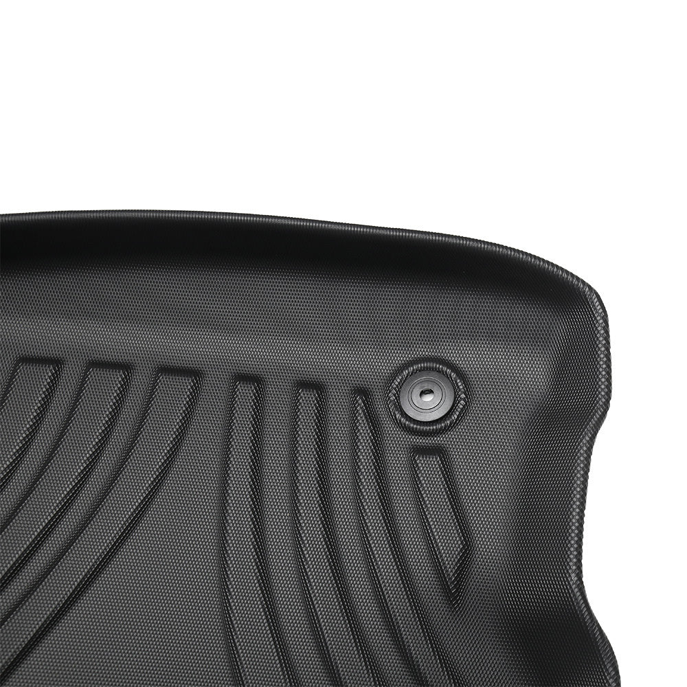 MKR Floor Mats For Chevy Silverado GMC Sierra 1500 2019-2025, 2020-2025 SLV SRA 2500 3500 HD Crew Cab With Rear Under-Seat Storage