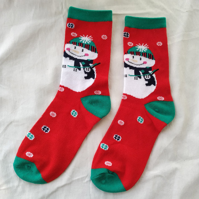 New Year Santa Claus Holiday Gift Fashion Socks