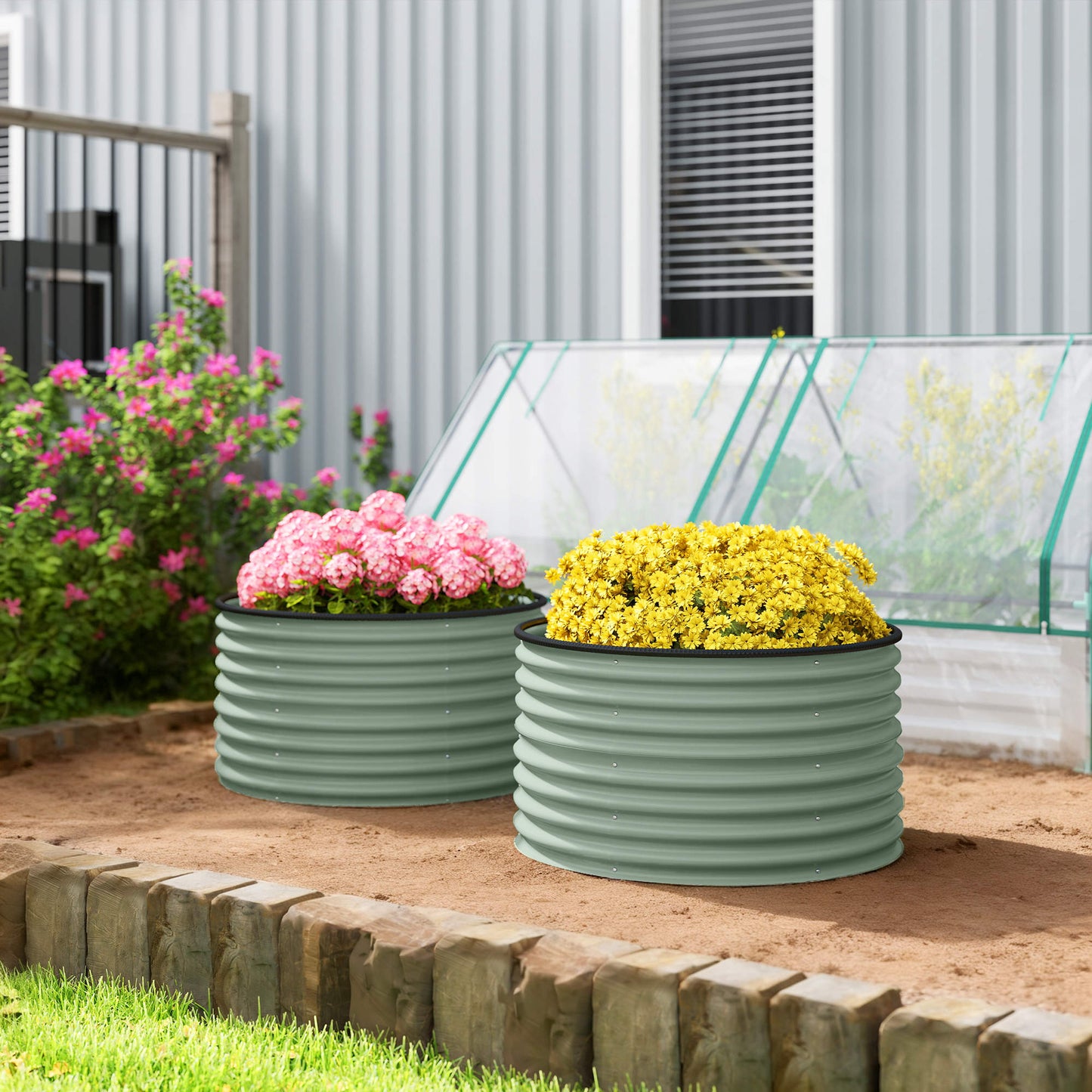 Set of 2 Raised Garden Bed