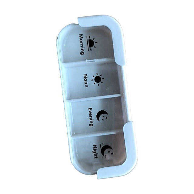Convenient 28-compartment Drawer Medicine Box, Square, 7-day Medication Organizer, 28-compartment Medicine Box, Portable Weekly Medicine Box