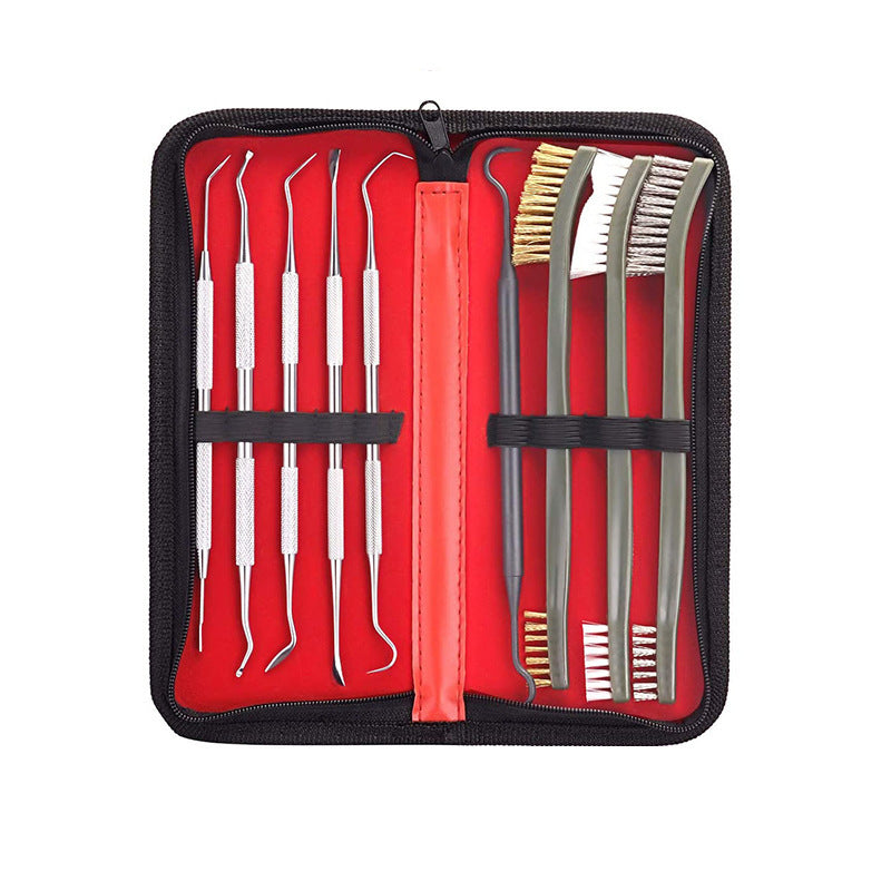 Gun Brush Polishing Decontamination Copper Wire Brush Utility Brushes Cleaning Brush Set
