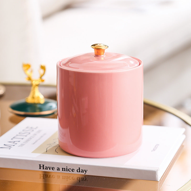 Decoration Kitchen Miscellaneous Grain Storage Sugar Bowl