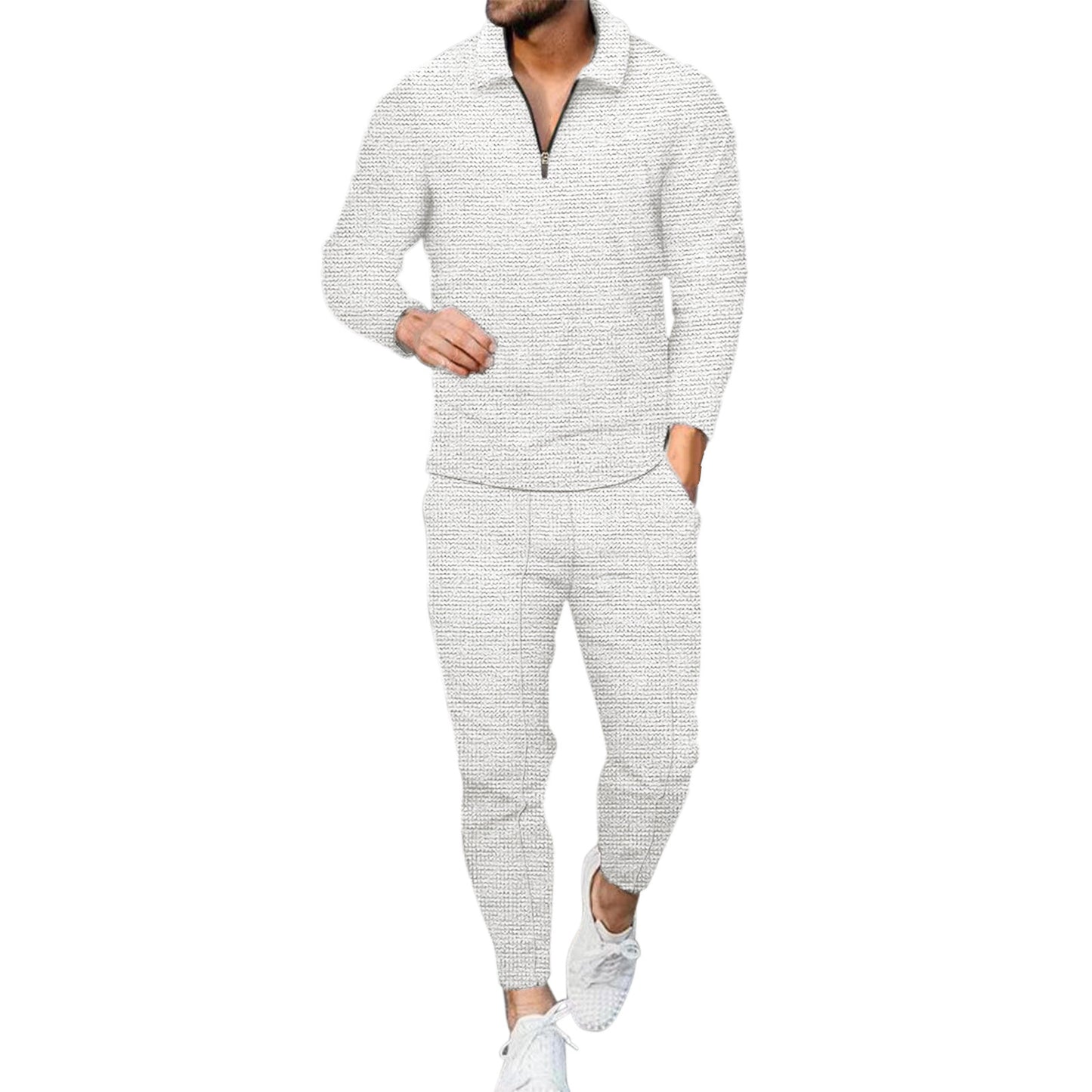 Summer Long-sleeve Pants Two-piece Sports And Leisure Men's Suit