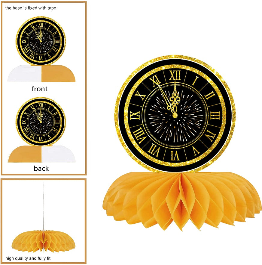 2024 New Year Honeycomb Decoration Happy New Year