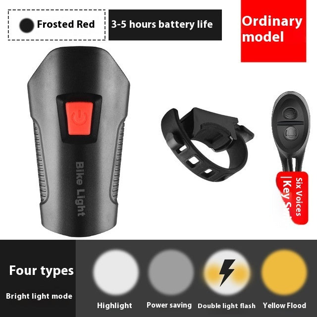Bicycle Light Accessories USB Charging With Speaker Code Meter