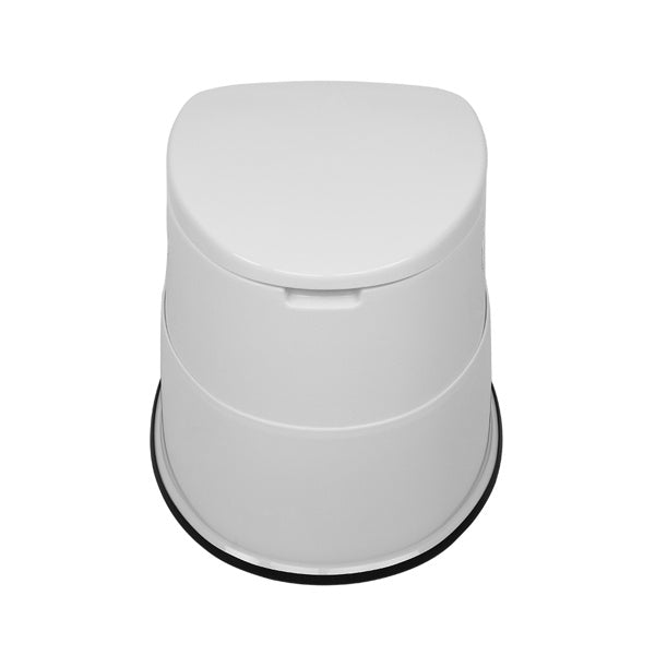 White Outdoor Toilet With Anti Slip Pad