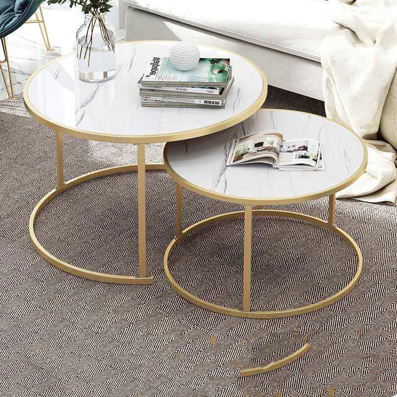 Hall Sofa Small Round Combination Coffee Table