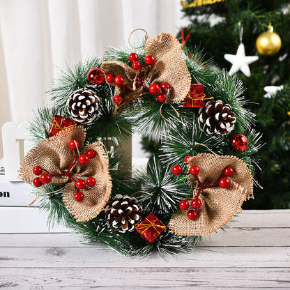 Christmas Decorations Garland Window Layout Door Hanging