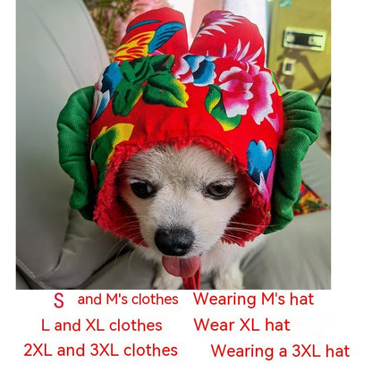 New Year Dress Dress Pet Dog Cat Clothes