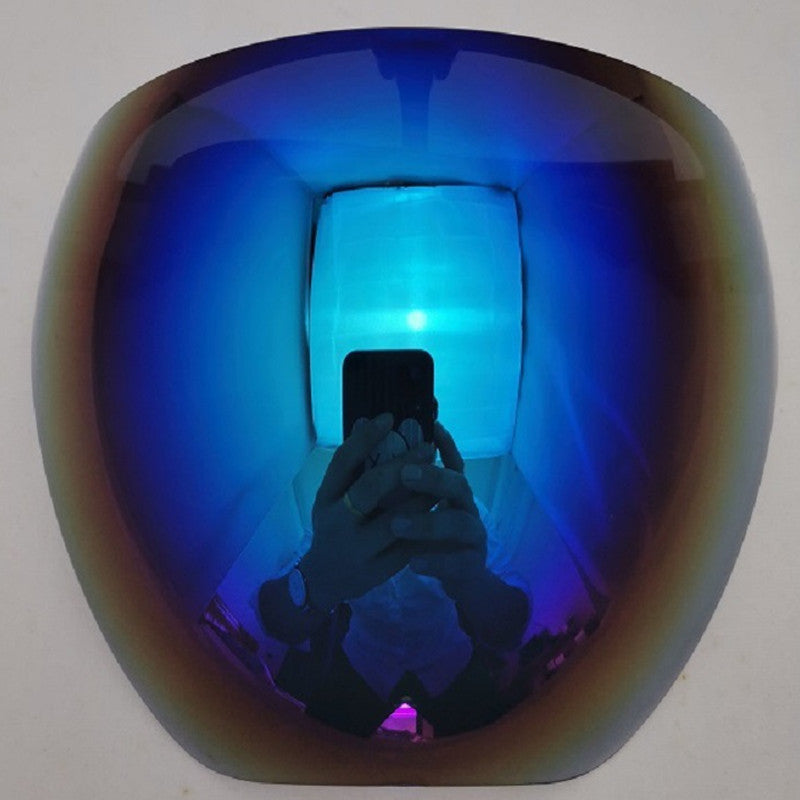 Face Screen Anti-droplet Anti-fog Windproof Eye Protection Dustproof Lampblack Mask Transparent Full Face Head Cover