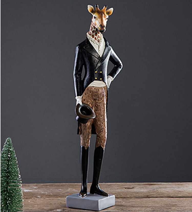 Resin Decoration Wine Cooler Houseware Decoration Giraffe