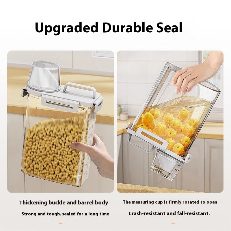 Household Storage Tank Food Grade Noodle Jar Rice Cereals Storage Box