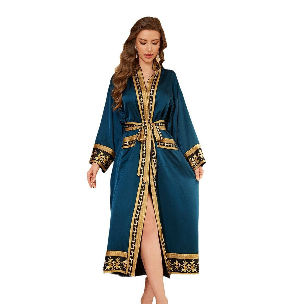 Long Robe Bathrobe Luxury Bathrobe
