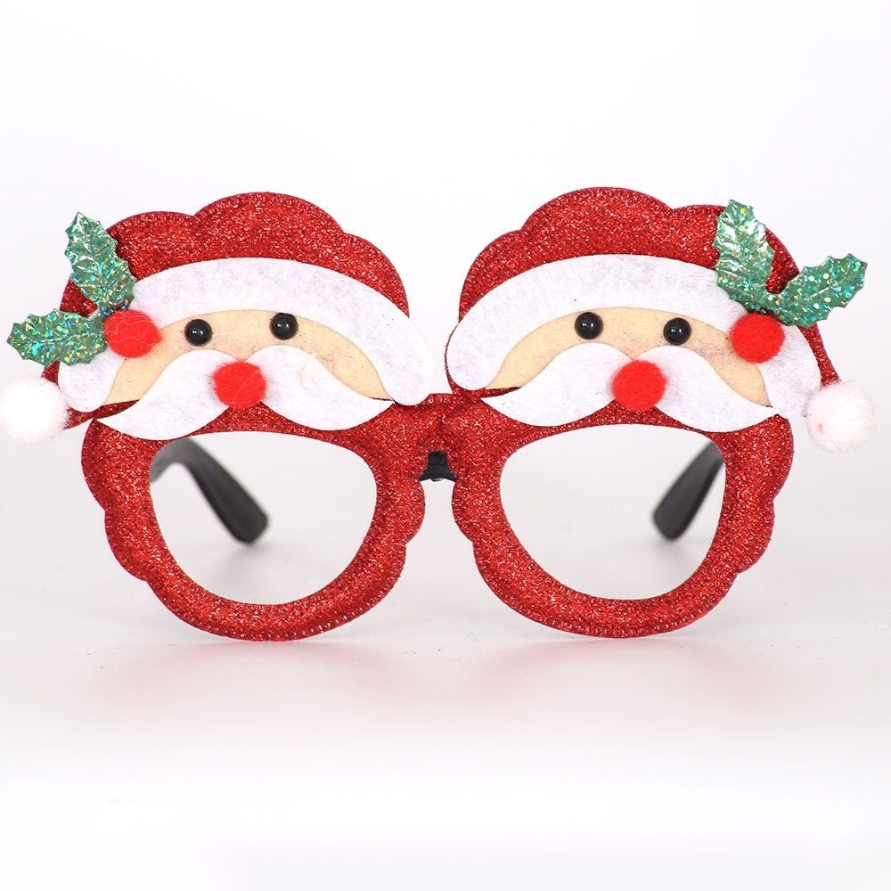 2025Golden Glasses Christmas Day Party Decoration