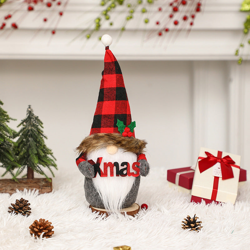 Christmas Decoration Doll Faceless Doll Decoration