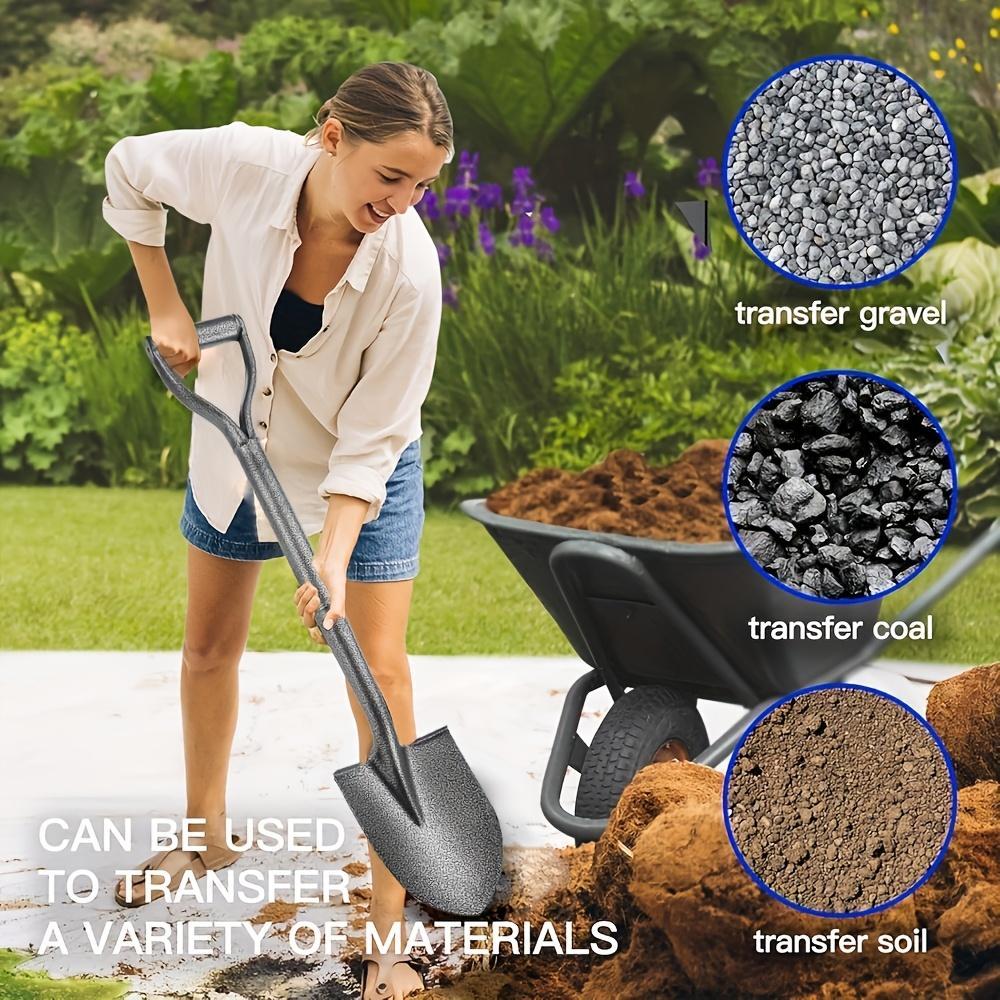 Large Carbon Steel Shovel For Gardening Agricultural Digging Garden Tools,Please Note That This Product Is Shipped By Yourself For The Average Shipping Cost