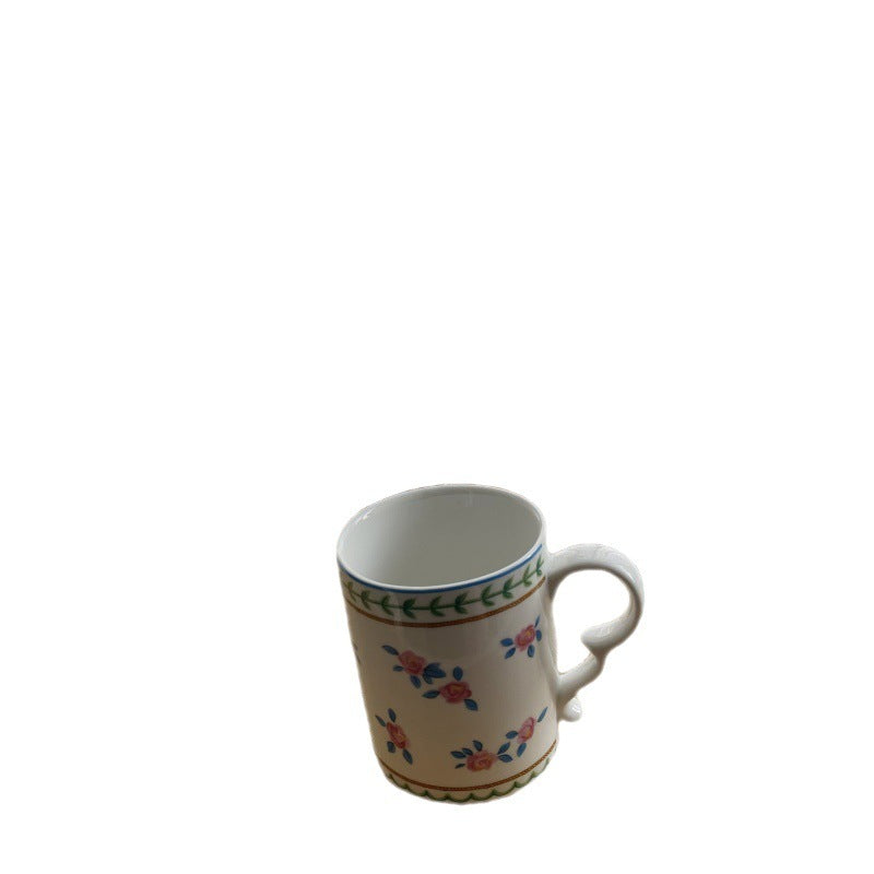 Coffee Set Pastoral Style Ceramic Coffee Cup Cup And Saucer Set
